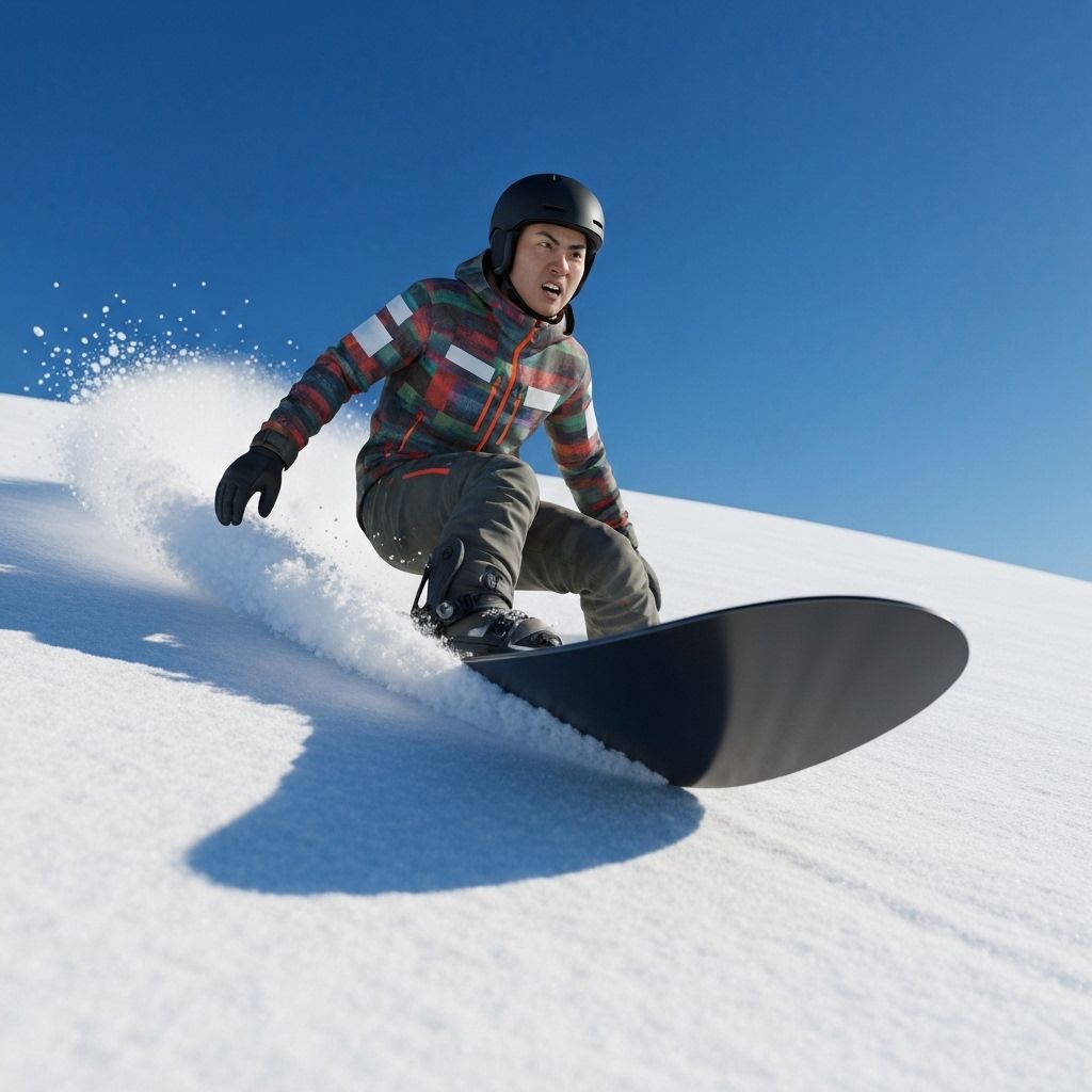 Carving Close-up Snow Rider 3D close-up board carving